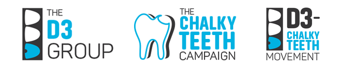 The D3 Group & Chalky Teeth Campaign Logo